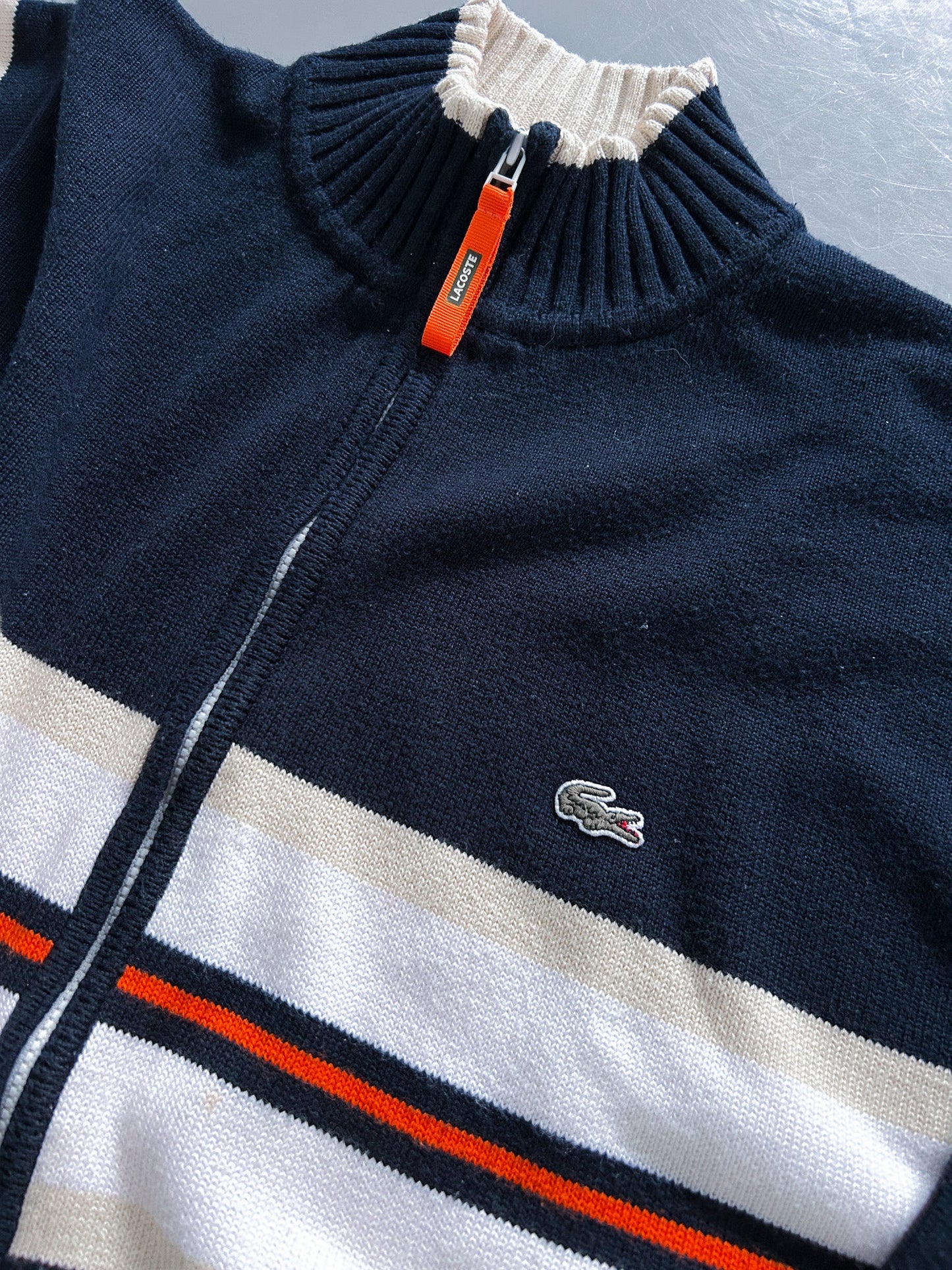 Lacoste Vintage Strickjacke | L