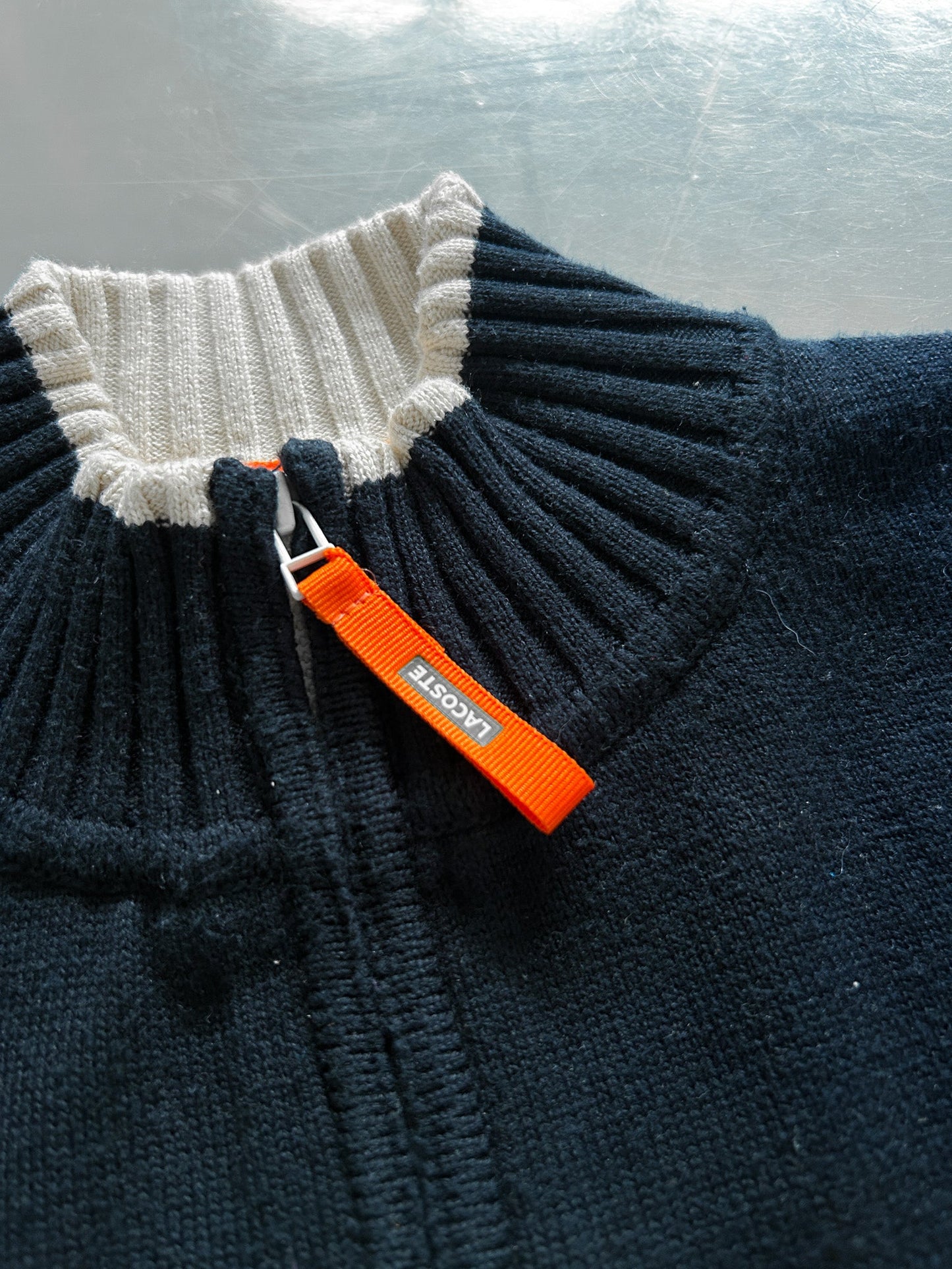 Lacoste Vintage Strickjacke | L