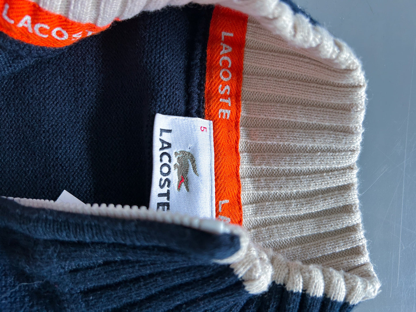 Lacoste Vintage Strickjacke | L