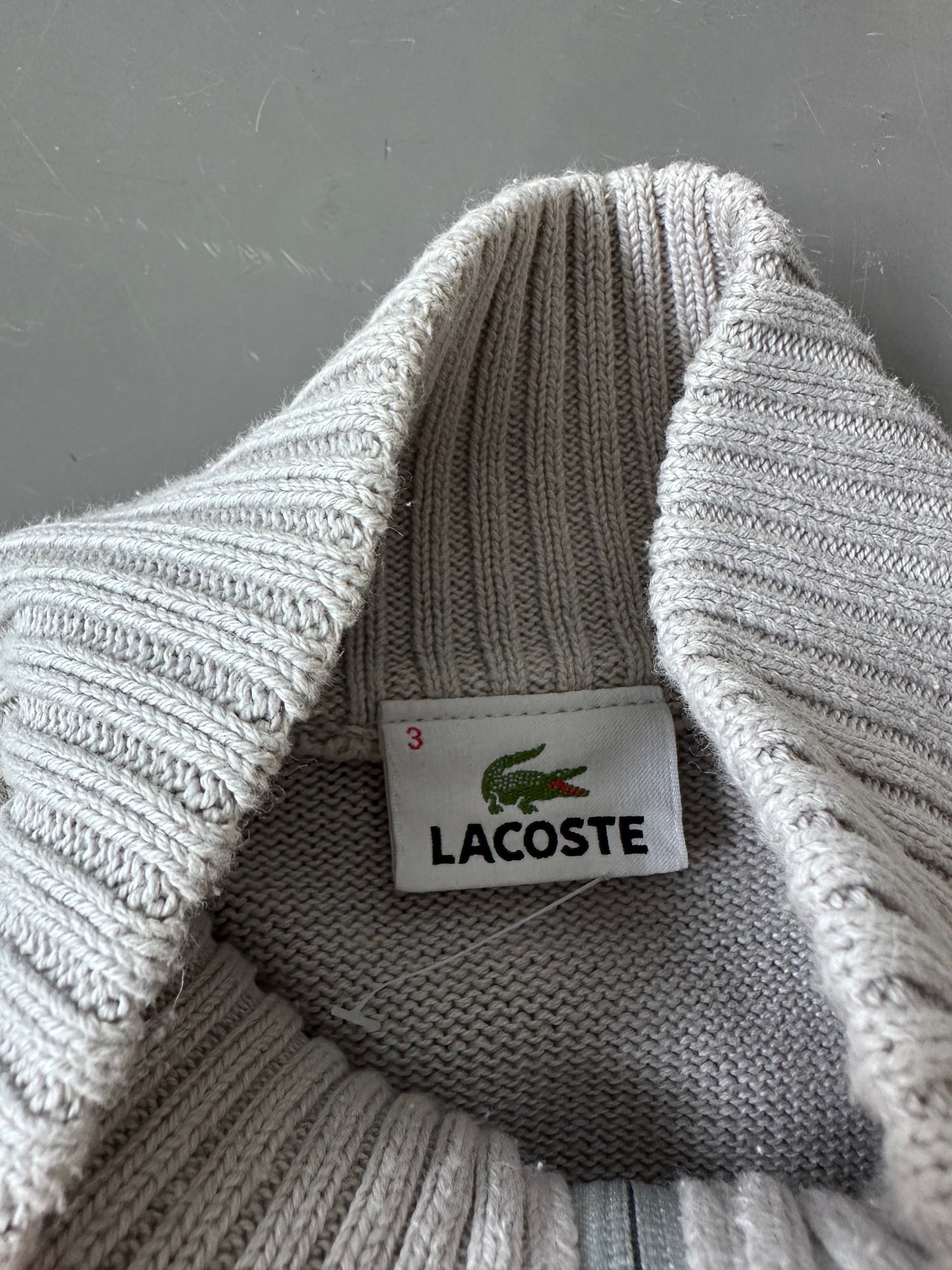 Lacoste Vintage *PREMIUM* Strickjacke | S