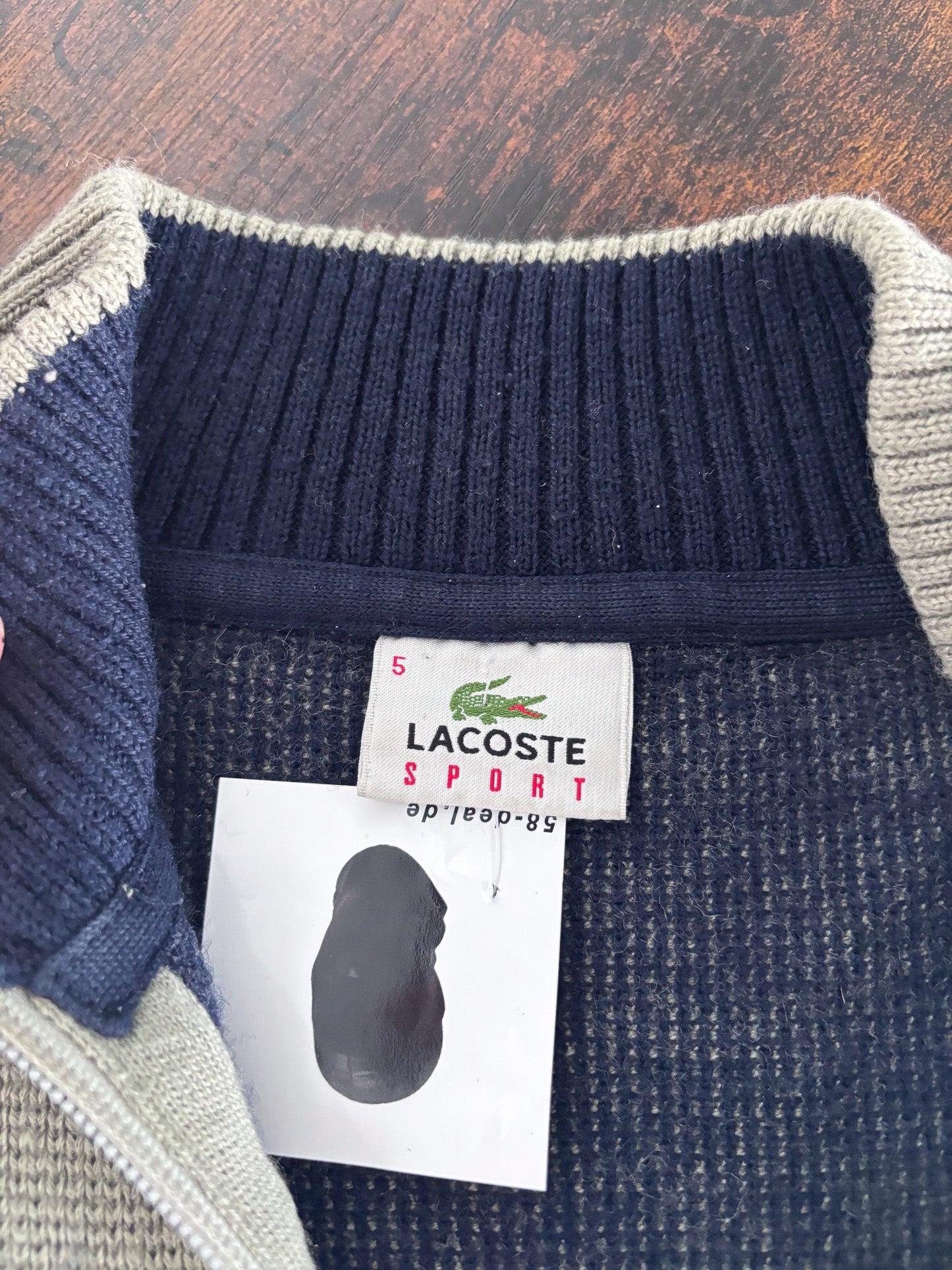 Lacoste Vintage Strickjacke | L