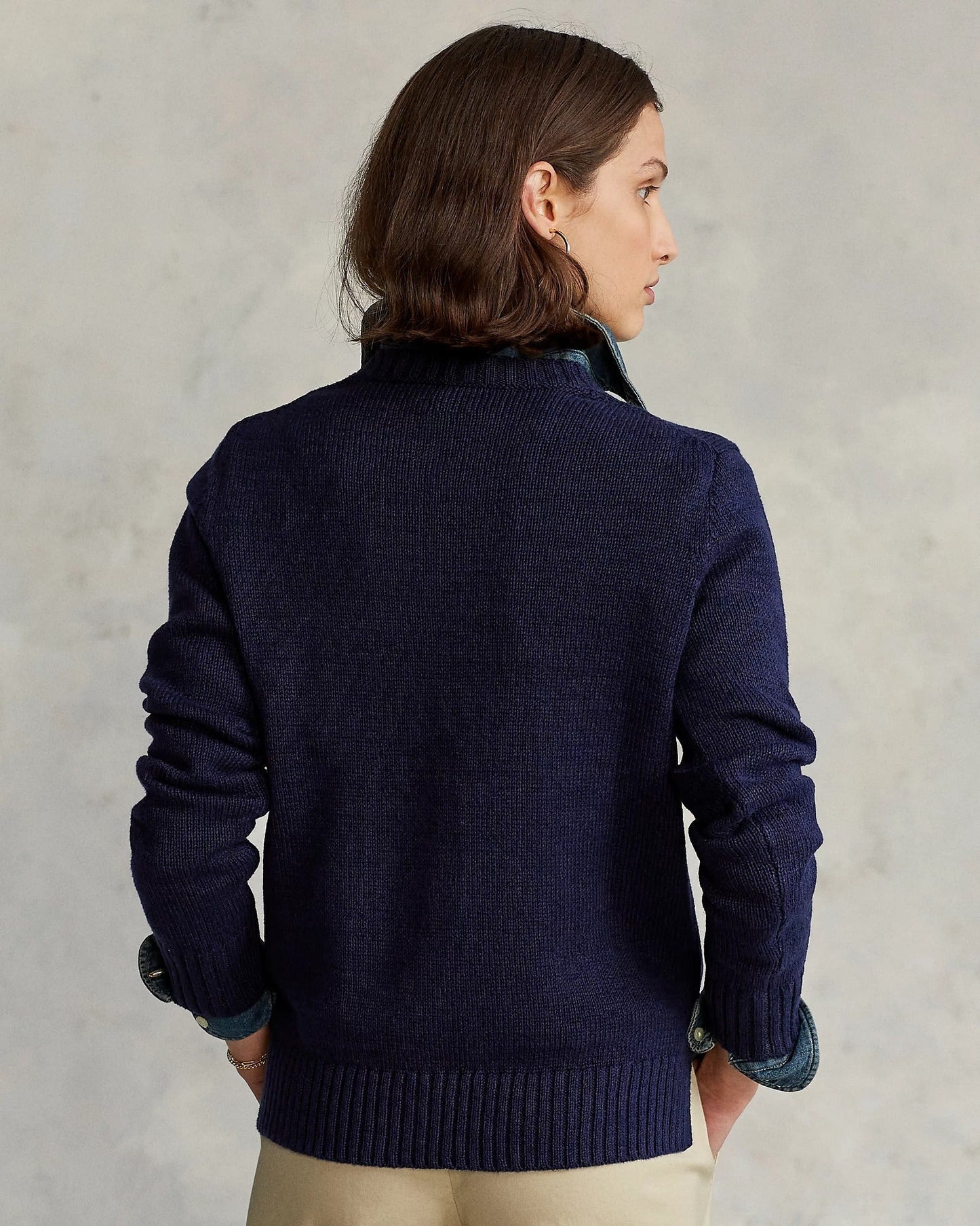 Suéter Ralph Lauren | Gola Redonda de Linho