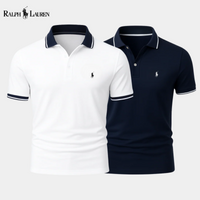 Navy Blue + White