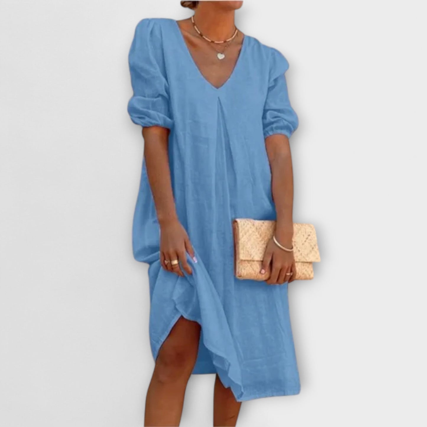 Fanny - Elegant Summer Dress with Crochet Details