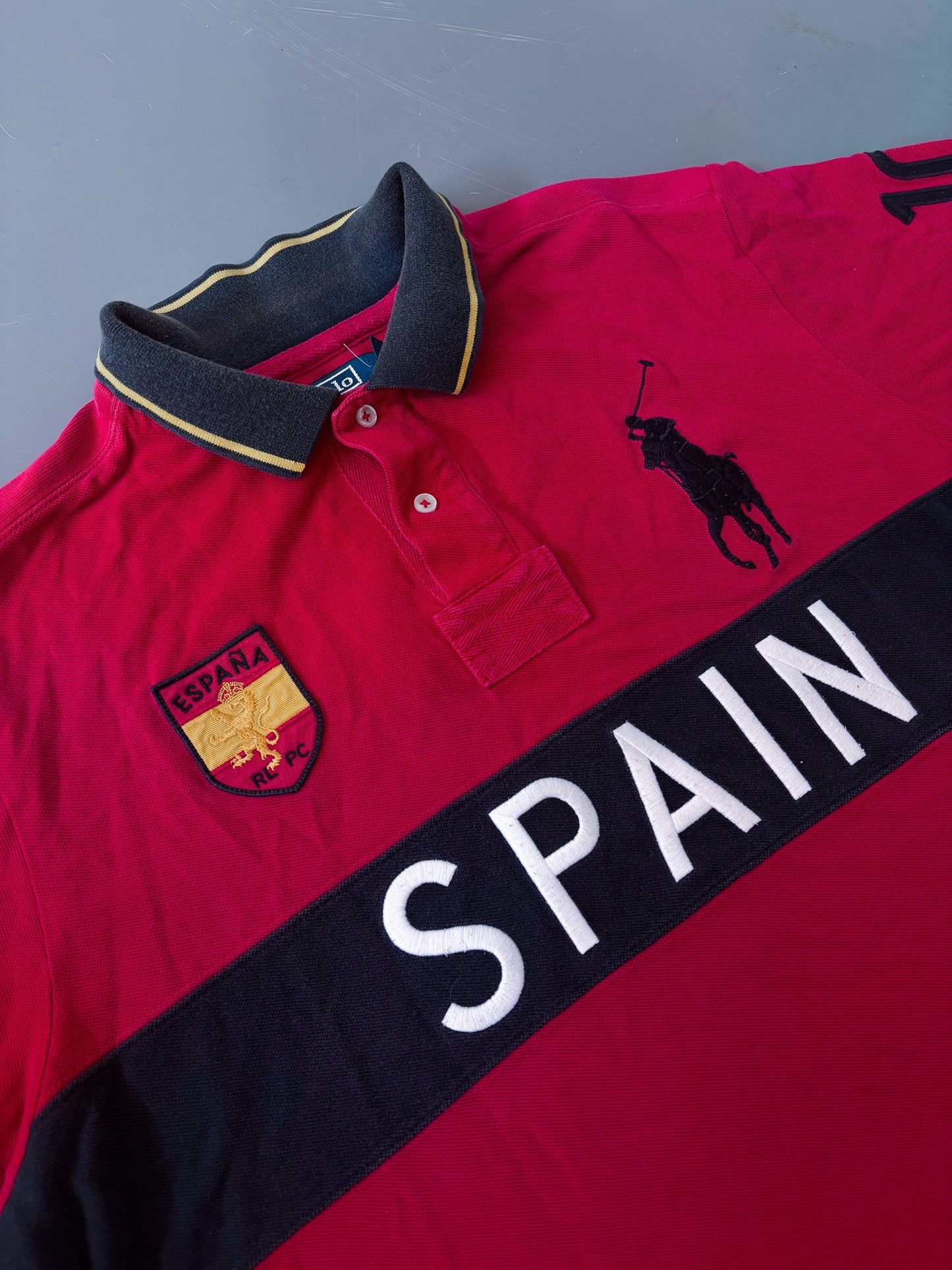 Polo Ralph Lauren x Spanien Vintage Poloshirt | XXL