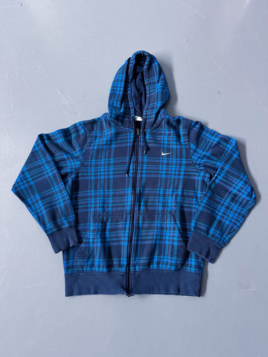 Nike Vintage Plaid Zip Jacket | S
