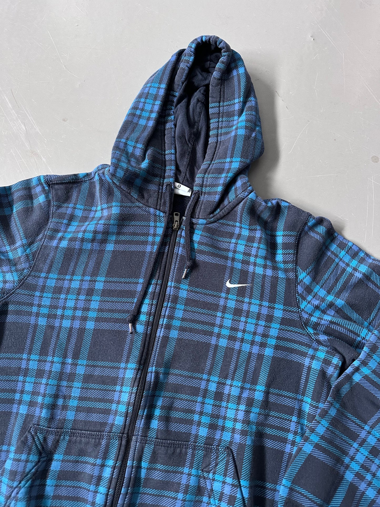 Nike Vintage Plaid Zip Jacket | S
