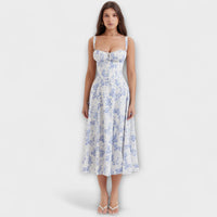 Blue-floral